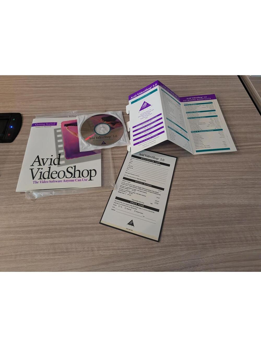 Avid VideoShop 3.0 Video Editing Software with Manuals and CD
